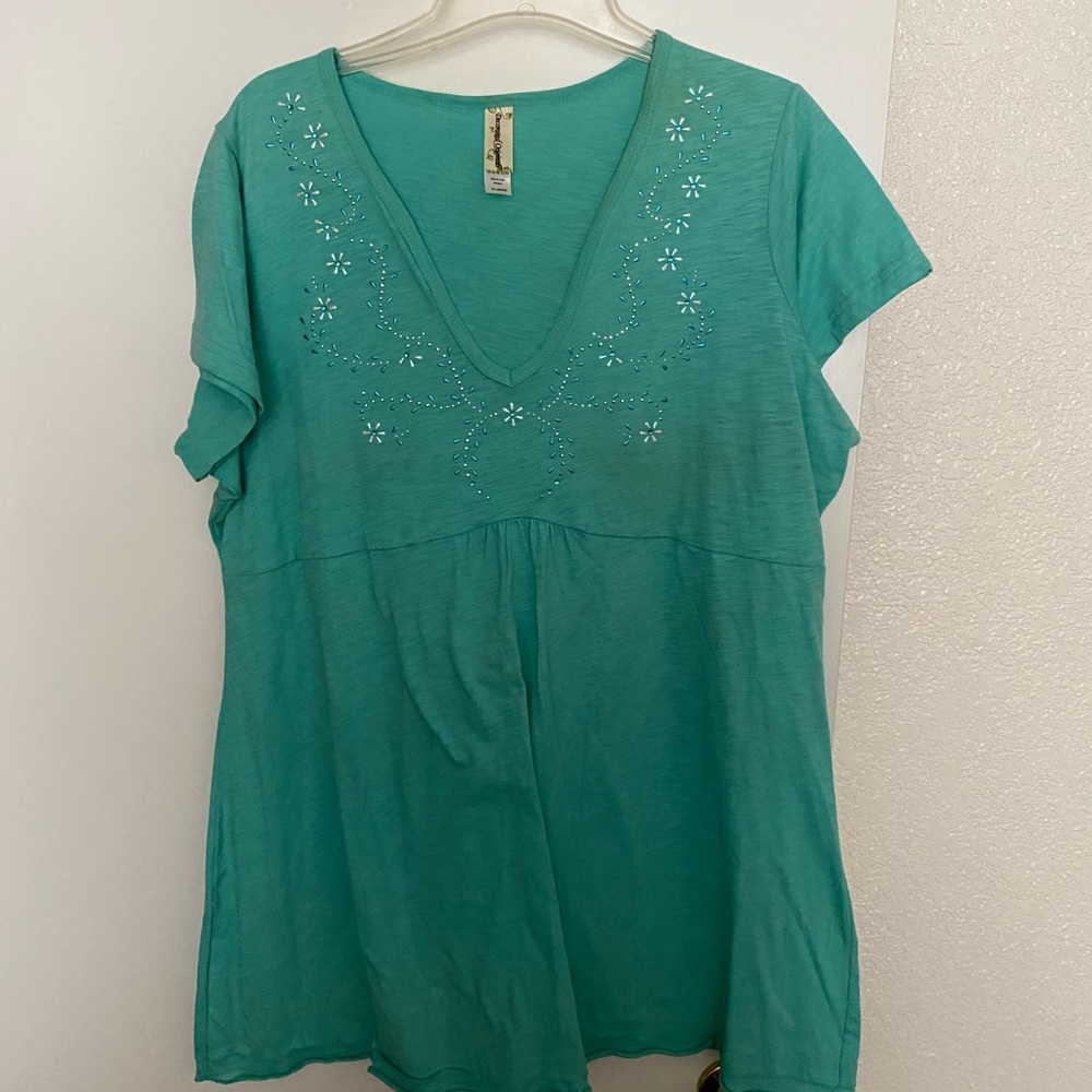 Decorated Originals XL teal shirt